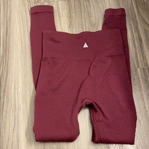 Maroon Balance Athletica Leggings